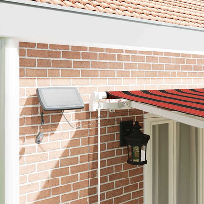 vidaXL Retractable Awning Orange and brown 600 x 300 cm 4