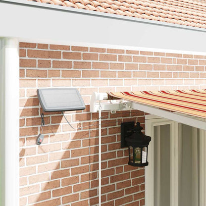 vidaXL Retractable Awning Yellow and Orange 600 x 300 cm 4