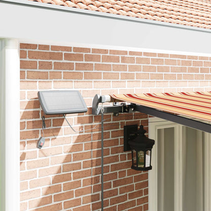 vidaXL Retractable Awning Yellow and Orange 600 x 300 cm 4
