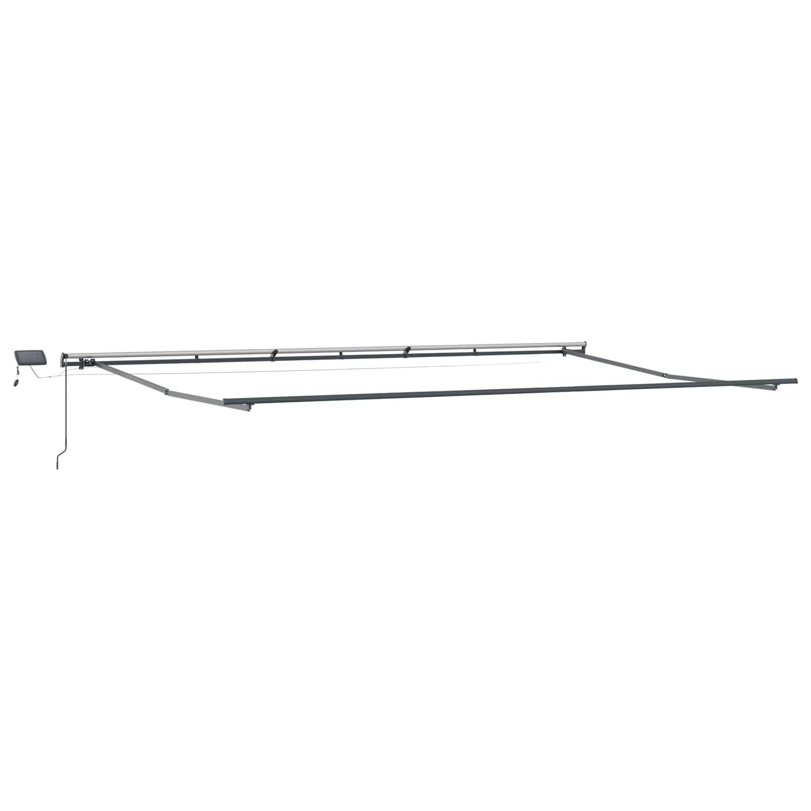 vidaXL Retractable Awning Yellow and Orange 600 x 300 cm 6