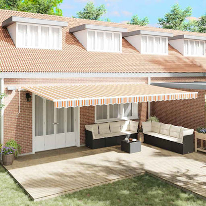 vidaXL Retractable Awning Multicolour 600 x 300 cm 1