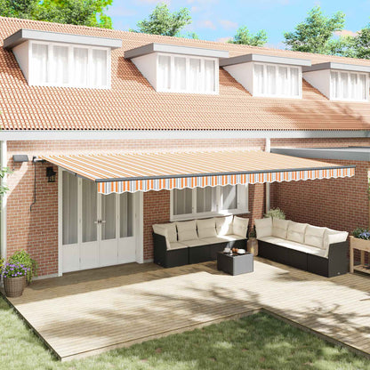 vidaXL Retractable Awning Multicolour 600 x 300 cm 1