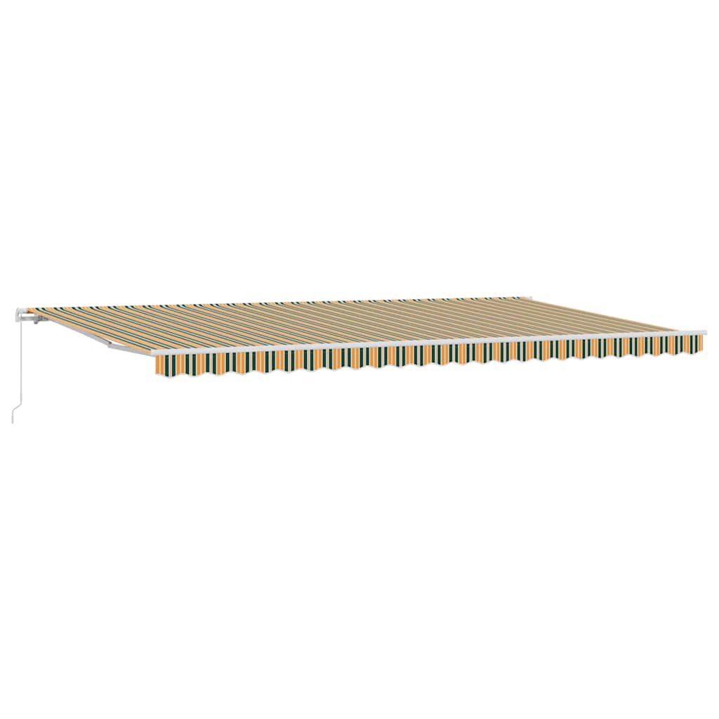 vidaXL Retractable Awning Multicolour 600 x 300 cm 2