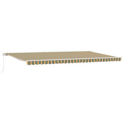 vidaXL Retractable Awning Multicolour 600 x 300 cm 2