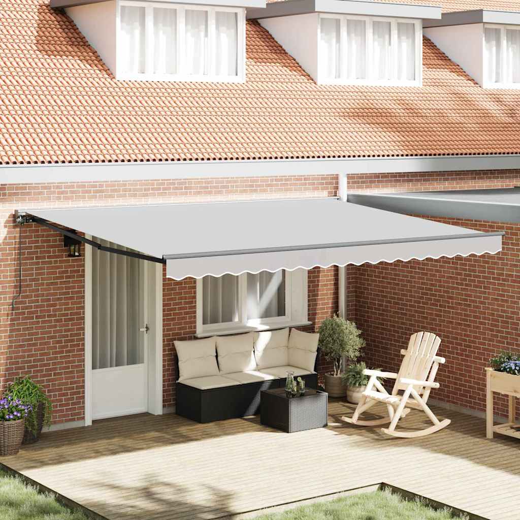 Manual Awning Frame Anthracite 4.5 m 3 m