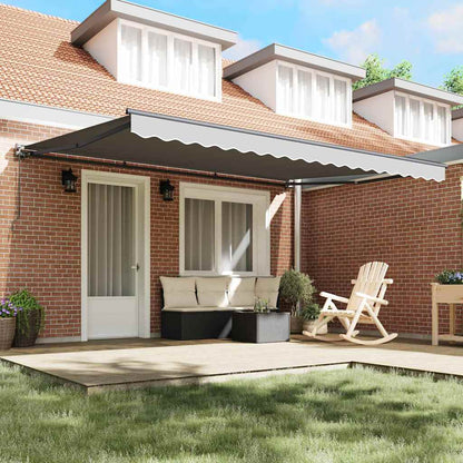 vidaXL Manual Awning Frame 4.5 x 3 m Anthracite 3
