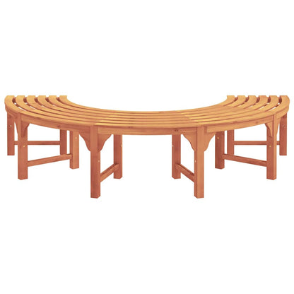 vidaXL Tree Bench 8 -Seater 2 pcs 160 x 80 x 45cm Natural 5