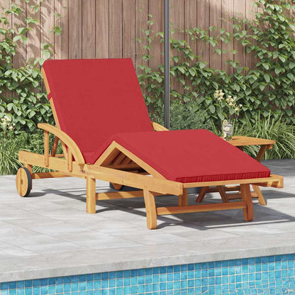 vidaXL Sun Lounger 2 pcs Solid Acacia Wood