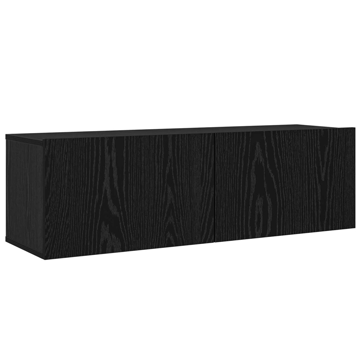 6 Piece TV Cabinet Set Engineered Wood Height 90 cm Black oak