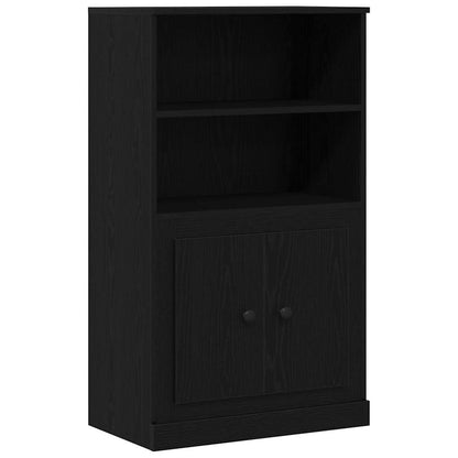 Highboards 3 pcs Engineered Wood Black oak