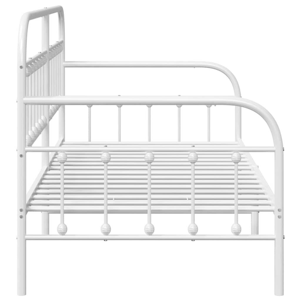 Daybed Frame Powder-Coated Steel without Trundle 100 cm 200 cm