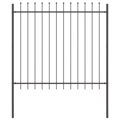 vidaXL Garden Fence WOERDEN 7 pcs 11.9 x 1.5 m Powder-coated Steel 5