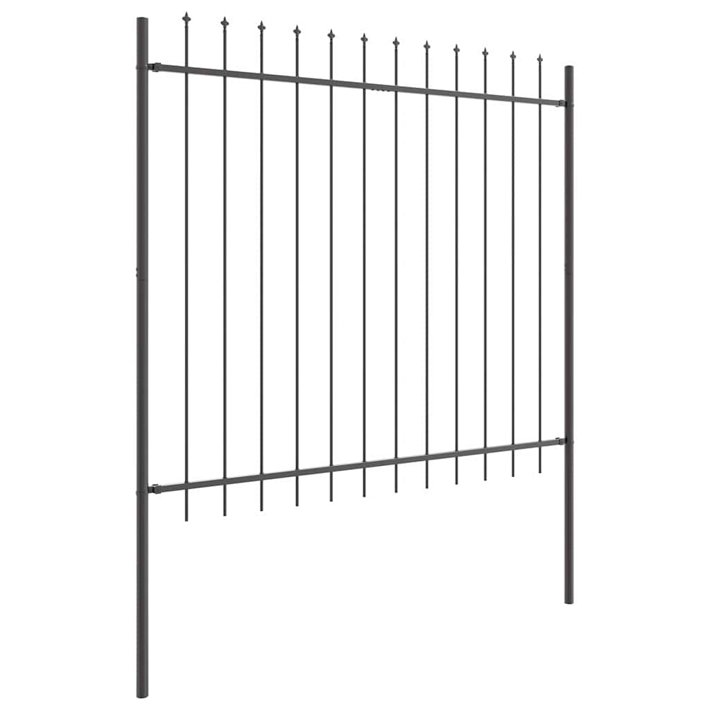 vidaXL Garden Fence WOERDEN 8 pcs 13.6 x 1.5 m Powder-coated Steel 4