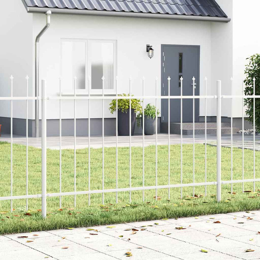vidaXL Garden Fence WOERDEN 8 pcs 13.6 x 1.2 m Powder-coated Steel