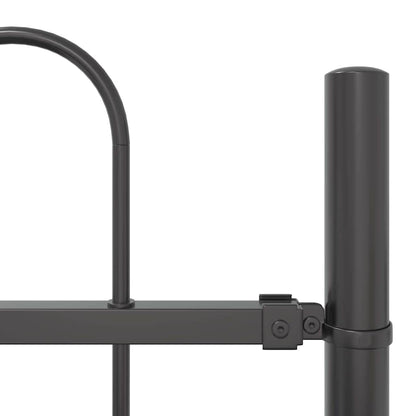 vidaXL Garden Fence BOXTEL 9 pcs 15.3 x 1.5 m Powder-coated Steel Grey 6