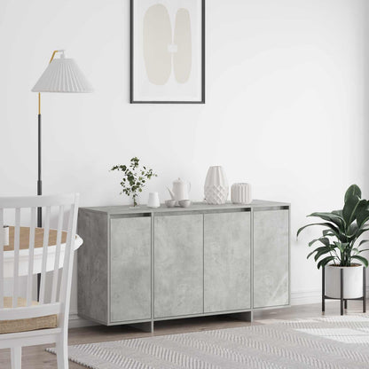 Sideboard 135 x 41 x 75 cm Engineered Wood Concrete grey
