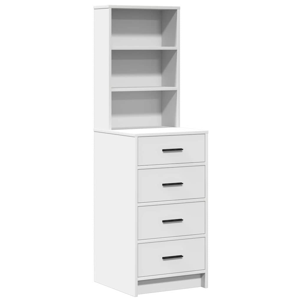 Dressing Table 2 pcs Brown 78.5 x 41 x 135 cm Engineered Wood White