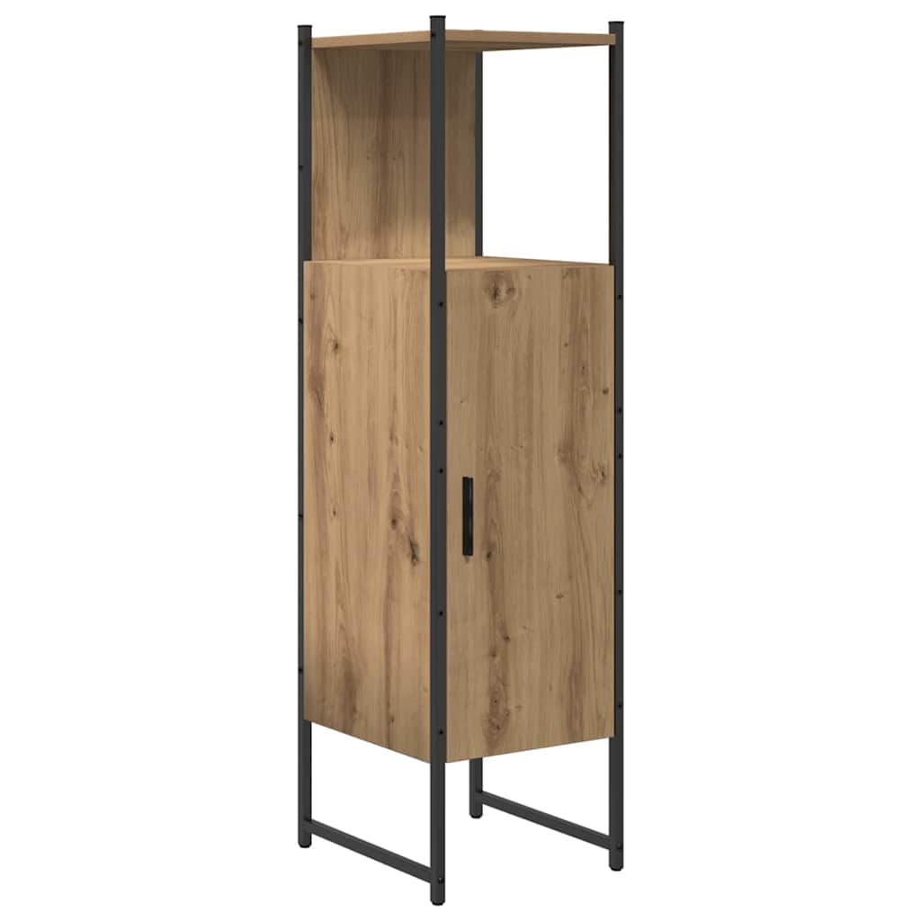 3 Piece Bathroom Furniture Set Engineered Wood Artisan oak