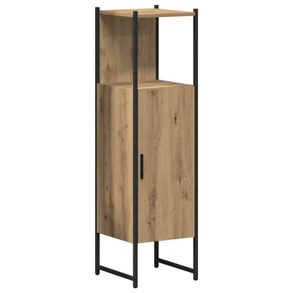 3 Piece Bathroom Furniture Set Engineered Wood Artisan oak