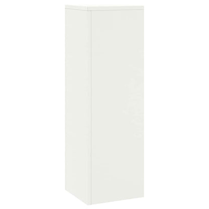 Plant Stand 30 x 30 x 40 cm Steel White 2x (24 x 24 x 75 cm)