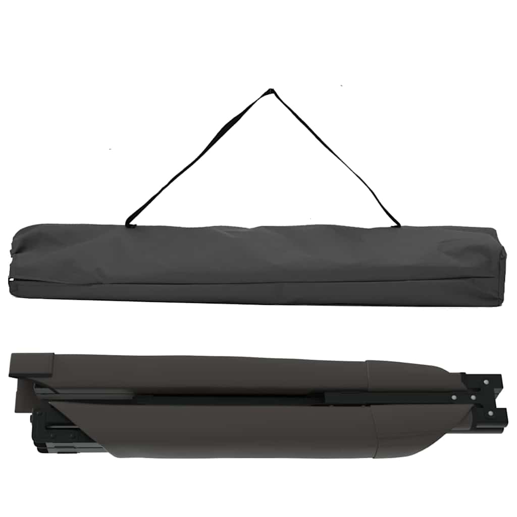 Folding Camping Bed 193 x 69 x 45 cm Oxford fabric 2 pcs Black