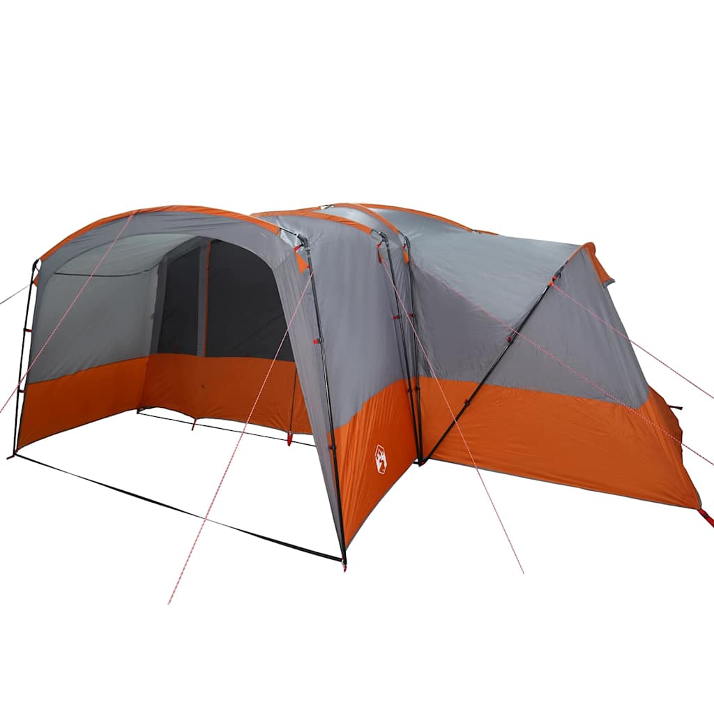 vidaXL Family Tent 12-Person 12-Person Grey and Orange 4