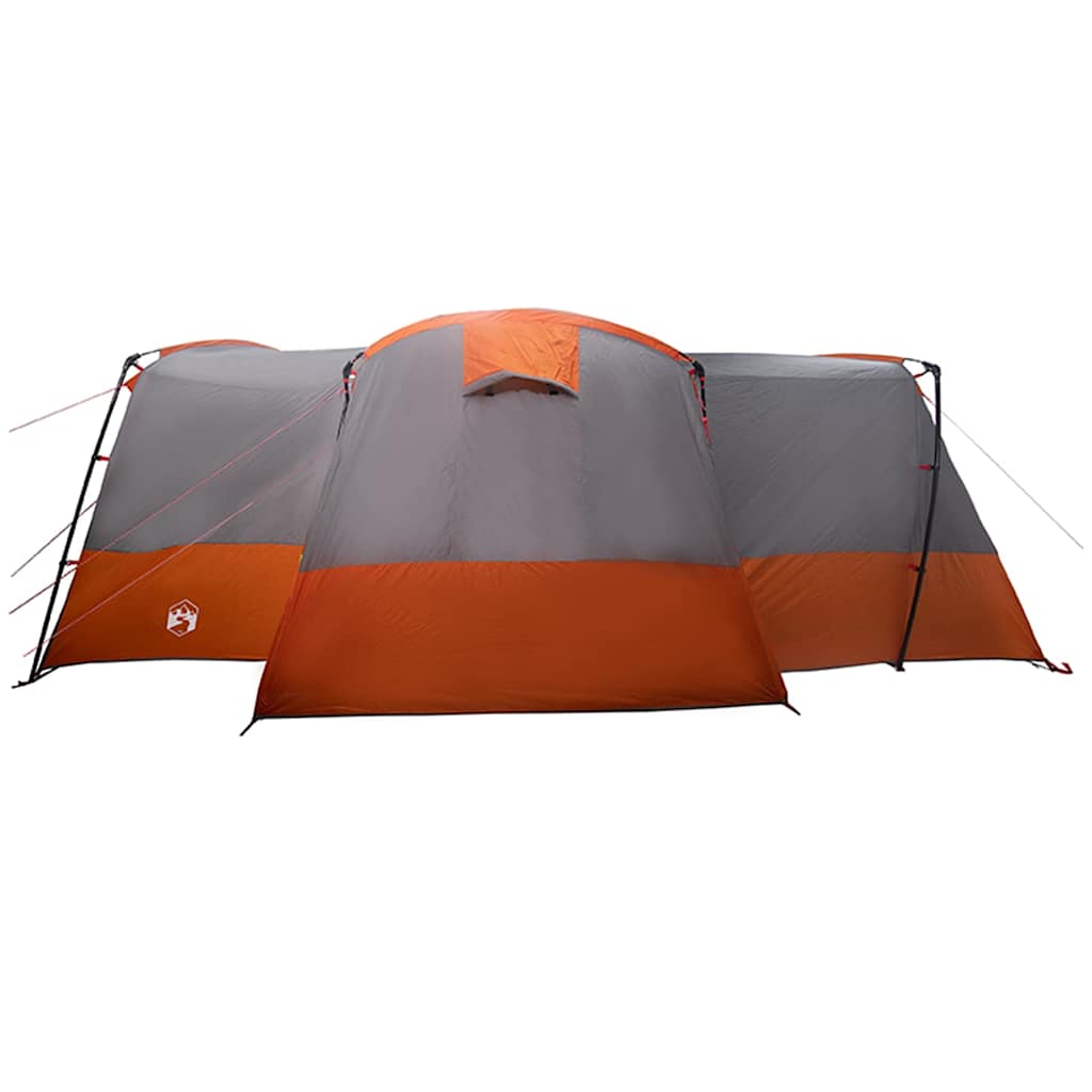 vidaXL Family Tent 12-Person 12-Person Grey and Orange 5