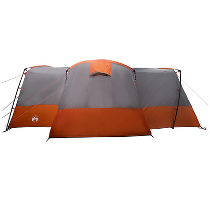 vidaXL Family Tent 12-Person 12-Person Grey and Orange 5