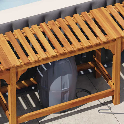 vidaXL Hot Tub Surround Solid Acacia Wood Brown 230 x 230 cm 5