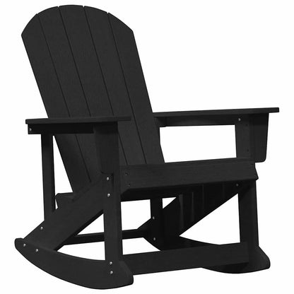 Adirondack Rocking Chair HDPE Black