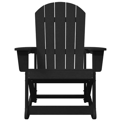 Adirondack Rocking Chair HDPE Black