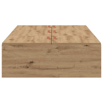 vidaXL Storage Bed Frame Artisan Oak 100 x 200 cm Engineered Wood 6