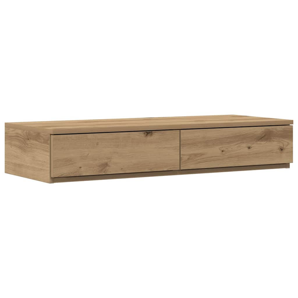 vidaXL Storage Bed Frame with Door Artisan Oak 100 cm Engineered Wood 5