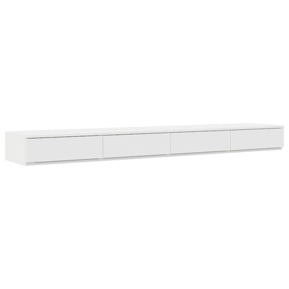 vidaXL Storage Bed Frame with Drawer White 200 cm Engineered Wood 4