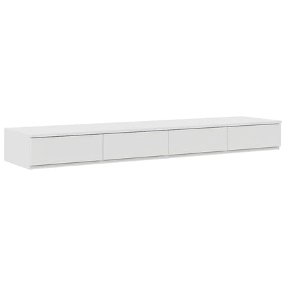 vidaXL Storage Bed Frame with Drawer White 160 cm Engineered Wood 6