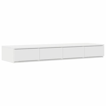 vidaXL Storage Bed Frame with Drawer White 120 cm Engineered Wood 6
