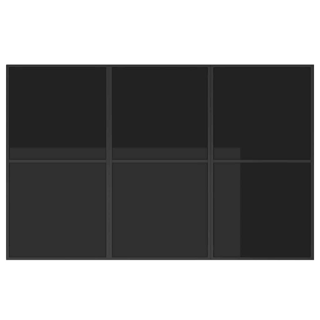 vidaXL Garden Dining Set 11 pcs Black Steel 6