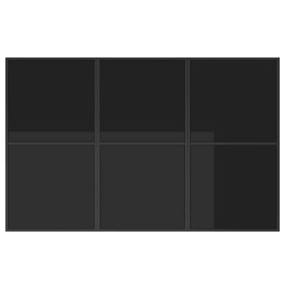 vidaXL Garden Dining Set 11 pcs Black Steel 6