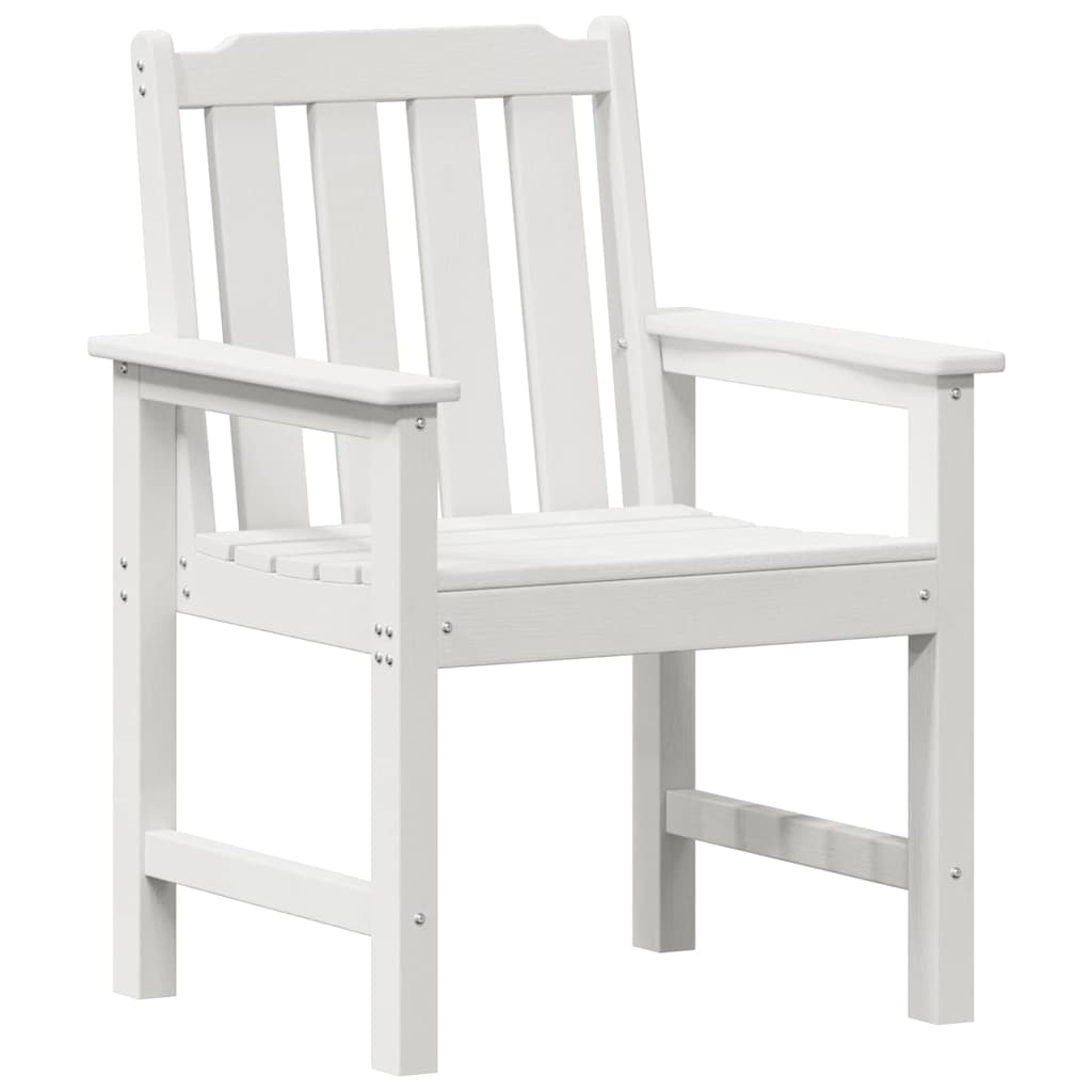 vidaXL Garden Chair 6 pcs White Polyethylene 4