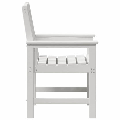 vidaXL Garden Chair 6 pcs White Polyethylene 6