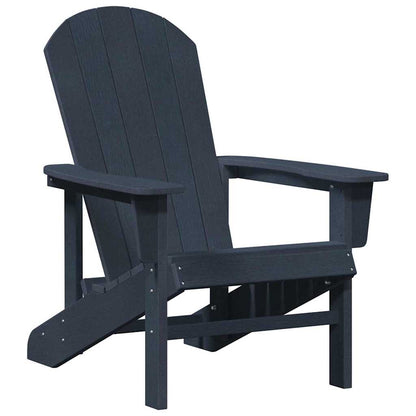 Garden Chair 2 pcs Polyethylene Navy blue without table