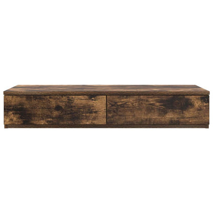 Bed Drawers Engineered Wood Smoked Oak 100 x 36.5 x 16.5 cm