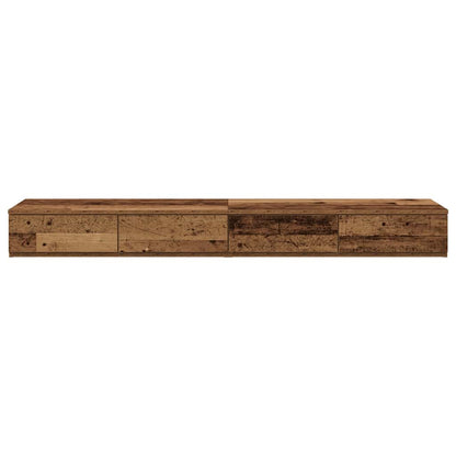 Bed Drawers Engineered Wood Old Wood 120 x 36.5 x 16.5 cm