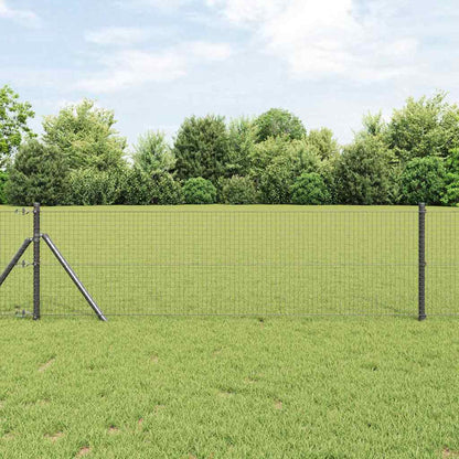 Chicken Wire Fence Steel with PVC Coating Grey Length 25 mm 10 x 0.4 m – 50 x 1 m 50 x 0.8 m
