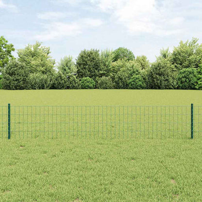 Euro Fence with Post 10 x 0.6 m PVC-Coated Steel Mesh Green 10 x 0.4 m – 10 x 1 m 10 x 0.4 m fence (5 x 10 cm mesh)