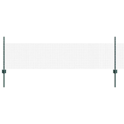Welded Wire Fence with Posts 10 x 1 m Galvanised Steel Green 10 x 0.4 m – 10 x 1.2 m 10 x 0.5 m fence (1.9 x 1.9 cm mesh)