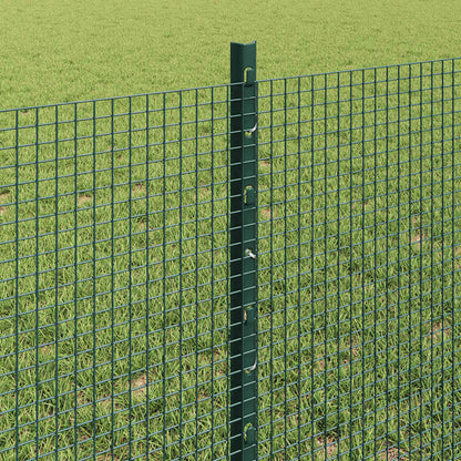 Welded Wire Fence with Posts 10 x 1.4 m PVC-Coated Steel Green 10 x 1.2 m – 25 x 0.6 m 25 x 0.6 m fence (1.2 x 1.2 cm mesh)