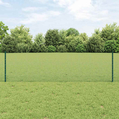 Welded Wire Fence with Posts 10 x 1.4 m PVC-Coated Steel Green 10 x 1.2 m – 25 x 0.6 m 25 x 0.6 m fence (1.6 x 1.6 cm mesh)