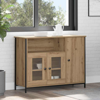 Sideboard 100x35x75 cm Engineered Wood Artisan oak