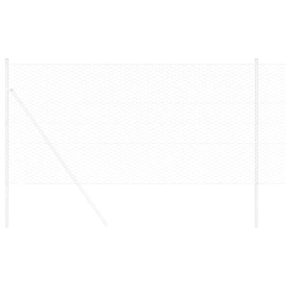 Hexagon Fence 1 x 50 m Silver Galvanised Steel mesh Size 36 mm 1.4 m